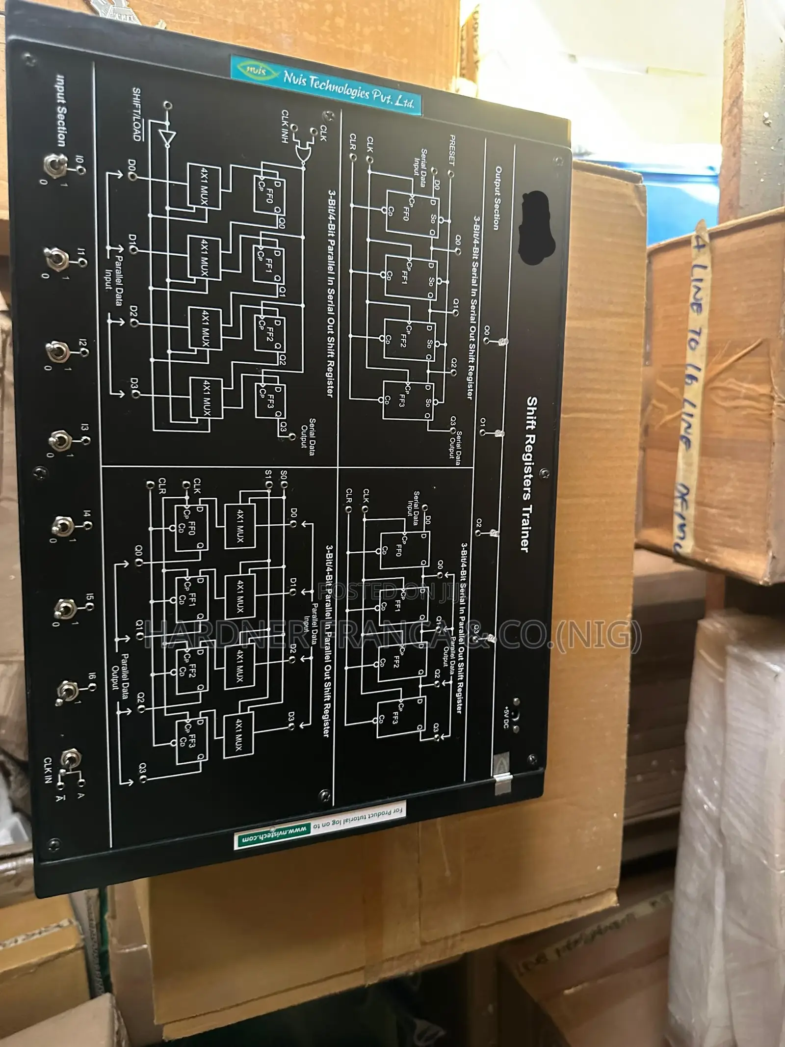 Shift Registers Trainer