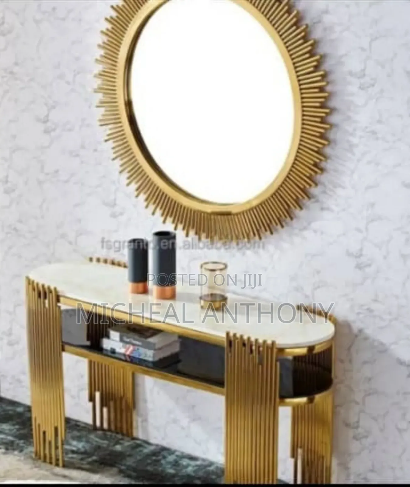Console Table With Mirror