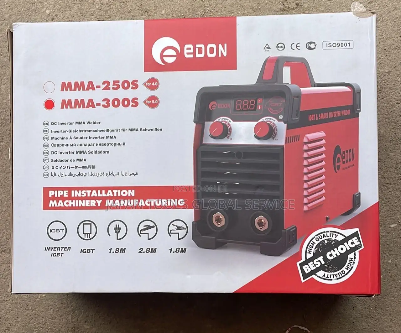 Edon Welding Machine 300-Mma Sizes Available