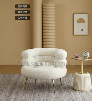 New Modern Luxury Fabric Single Sofa Chair