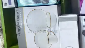 16pcs Dinner Set Woth Gold Tips