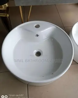 Modern Round Ceramic Countertop Basins