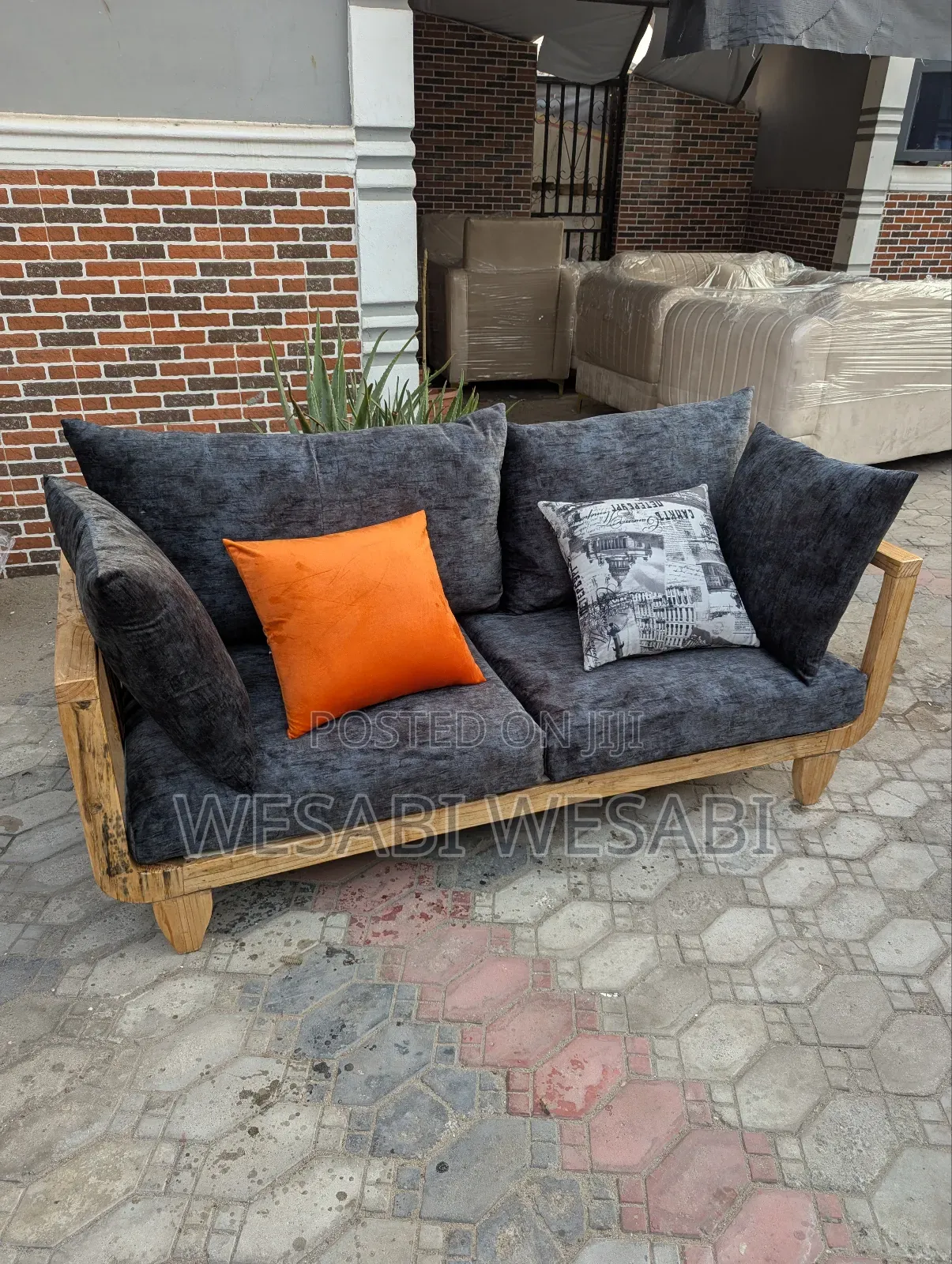 Pure Wooden Sofa