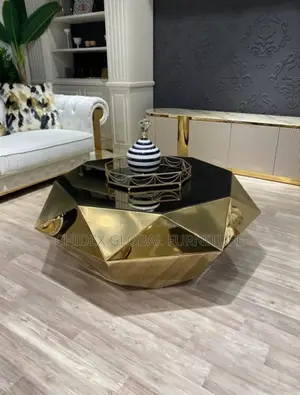 Marble Golden Center Table
