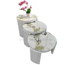 3 in 1 Marble Top Stools