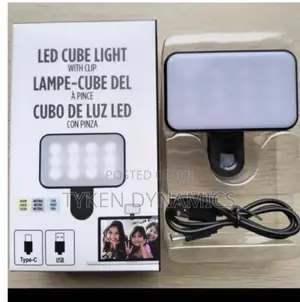 Led Cube Light With Clip