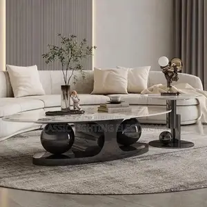Aesthetic Nordic Living Room Coffee Table Metal Unique