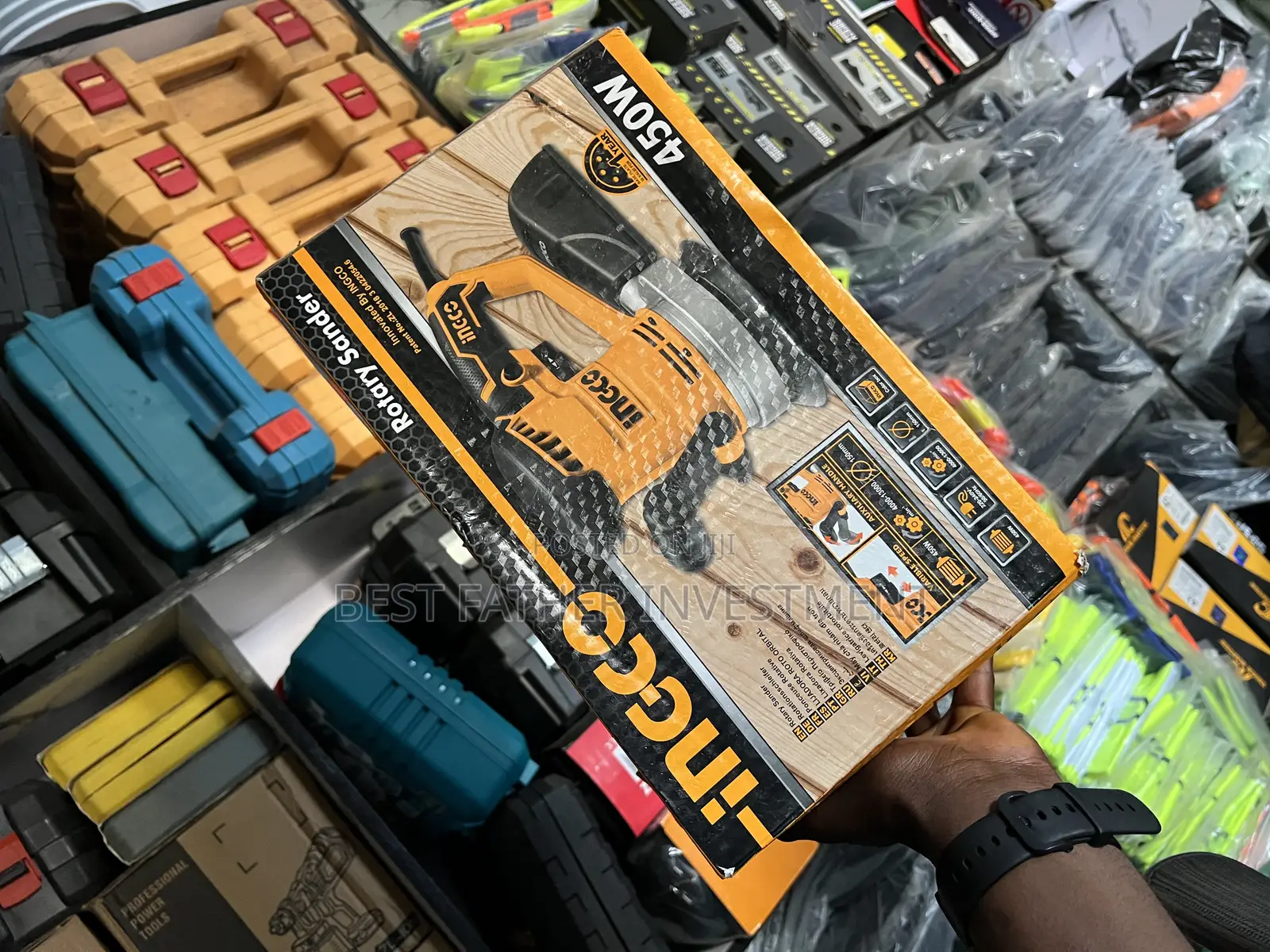 450w Ingco Rotary Sander