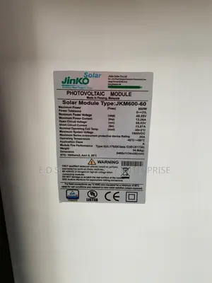 Jinko SOLAR PANELS 600watts Is Available Now