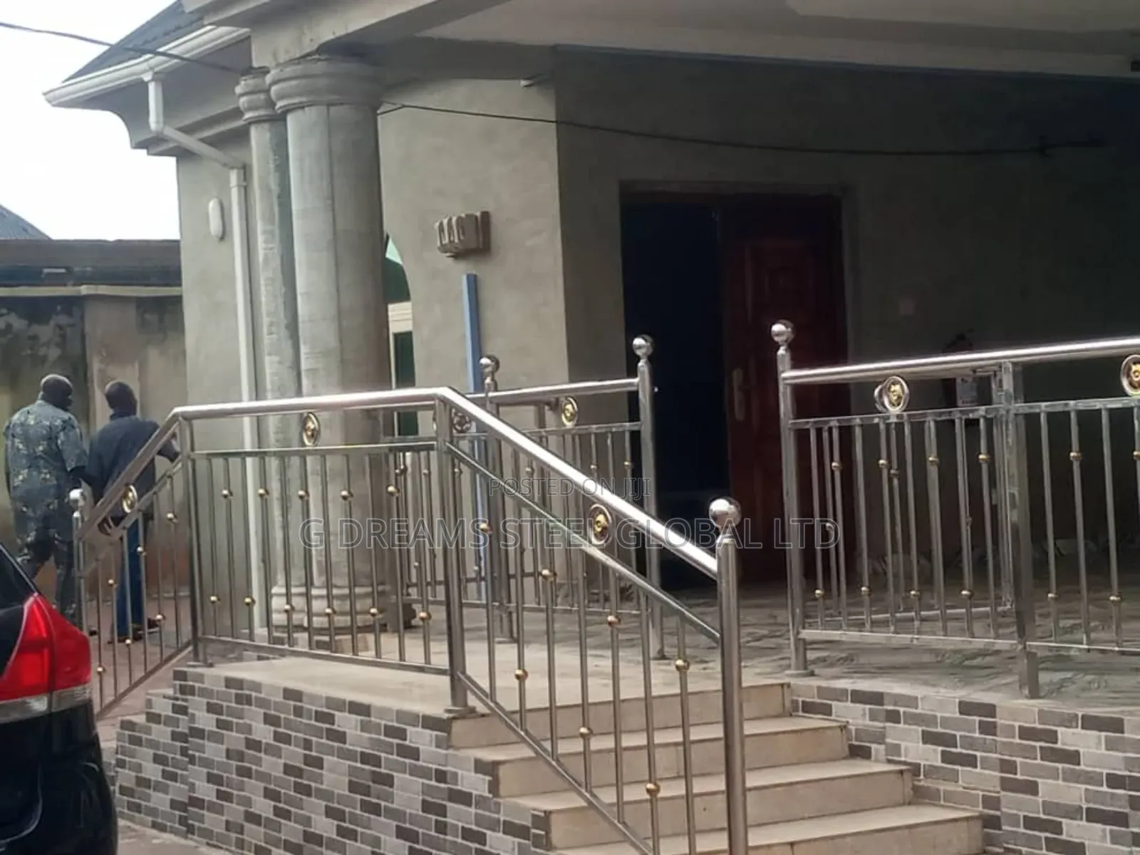 Silver Design Railings