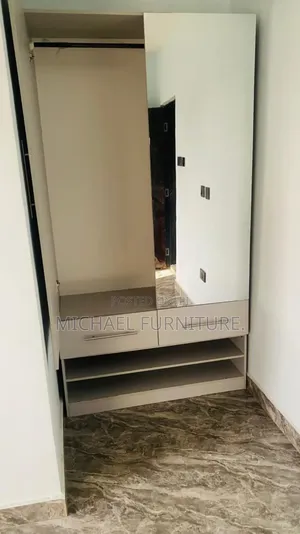 Sta Ndard 4x6 Wardrobe With Mirror,Two Drawer and Shoe Rack
