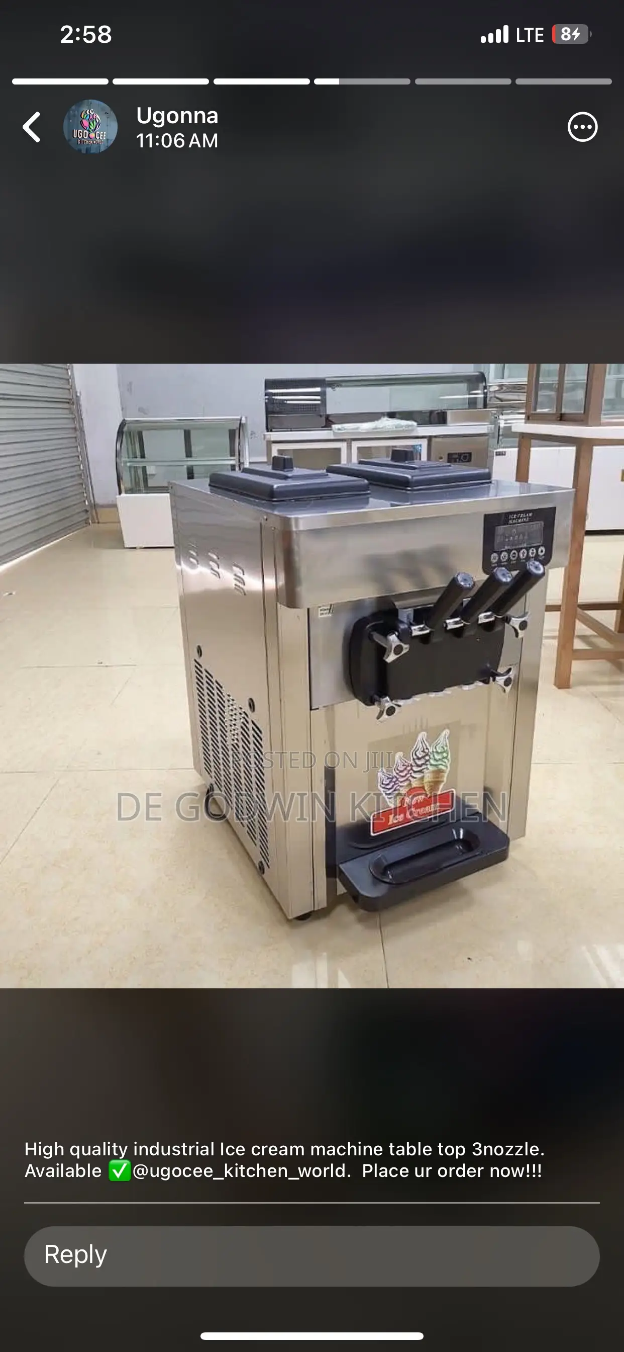 Table Top Ice Cream Machine
