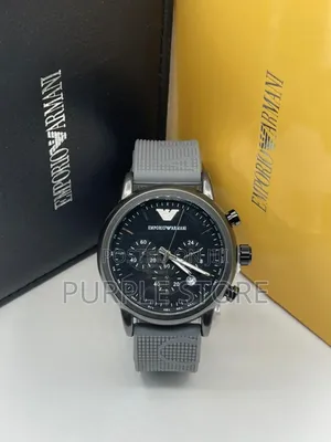 Emporio Armani "Chronograph-Rubber_strap