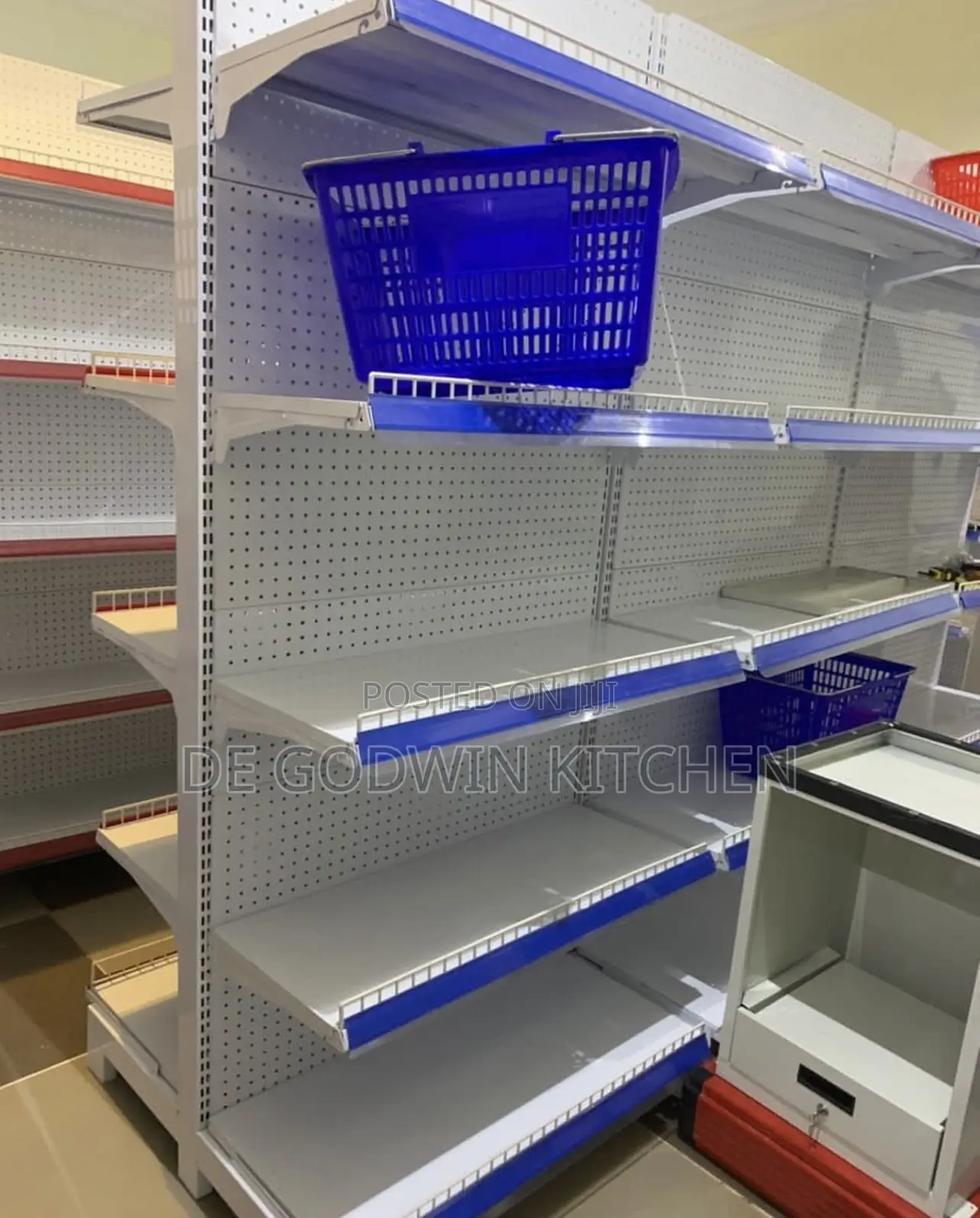 Double Supermarket Shelves