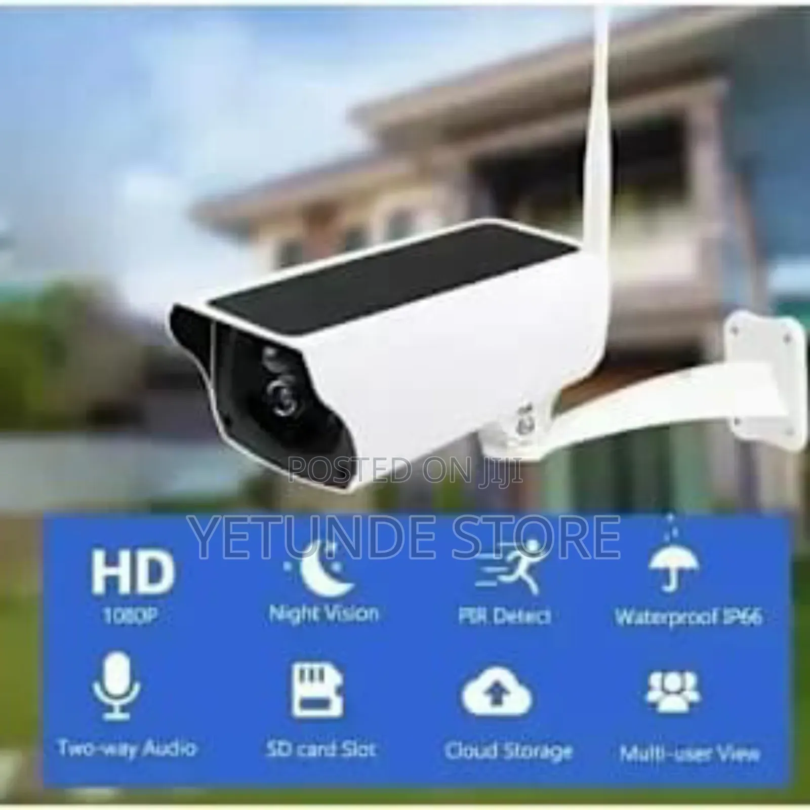 Solar CCTV Camera Low Power - Outdoor