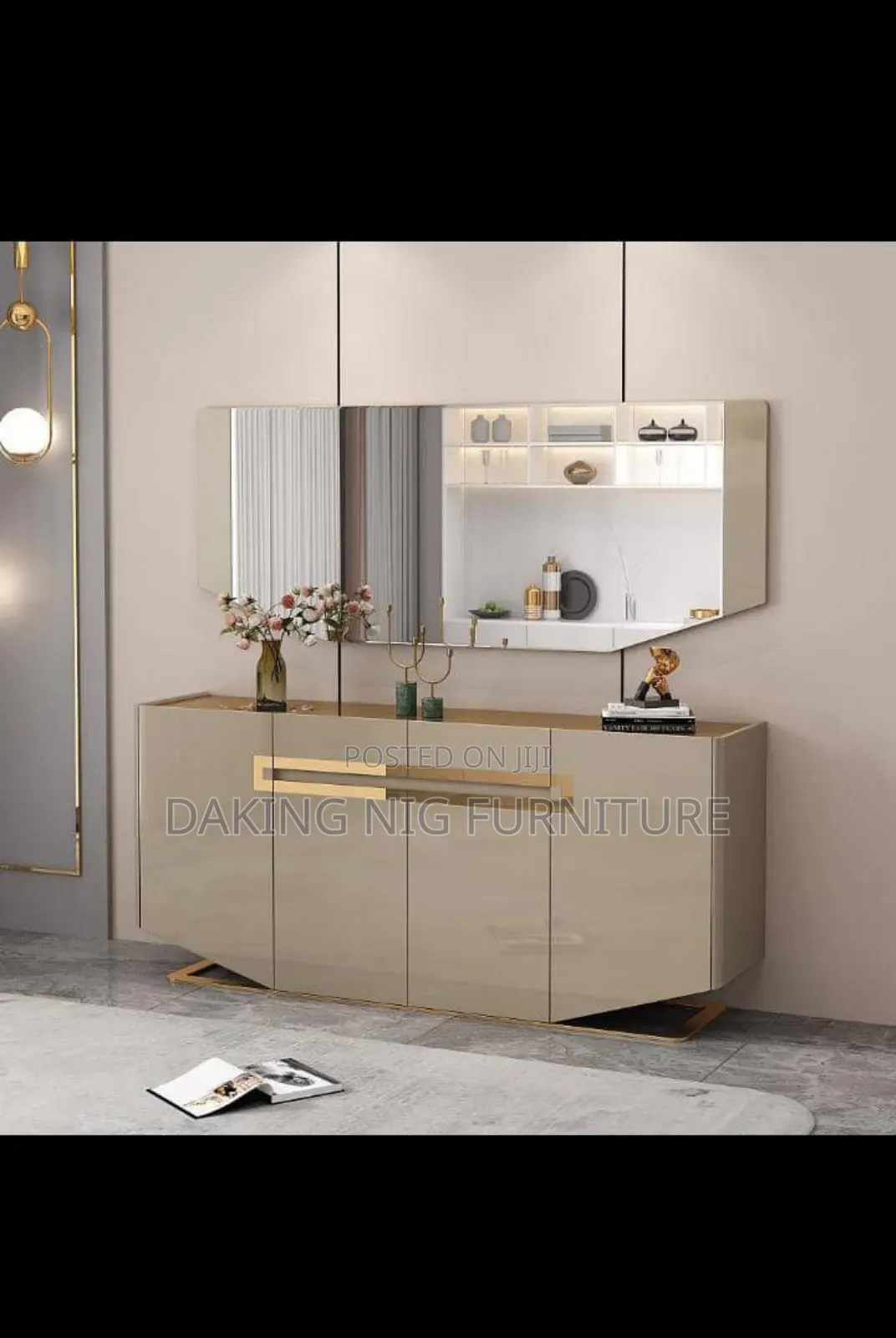 Quality Sideboard With Mirror