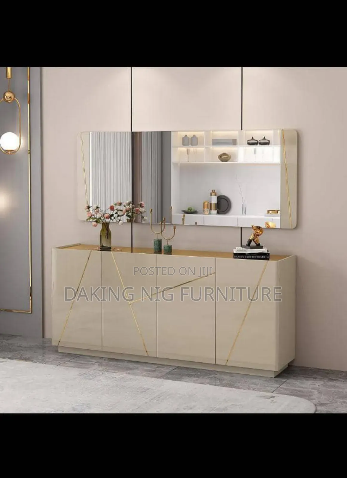 Quality Sideboard With Mirror