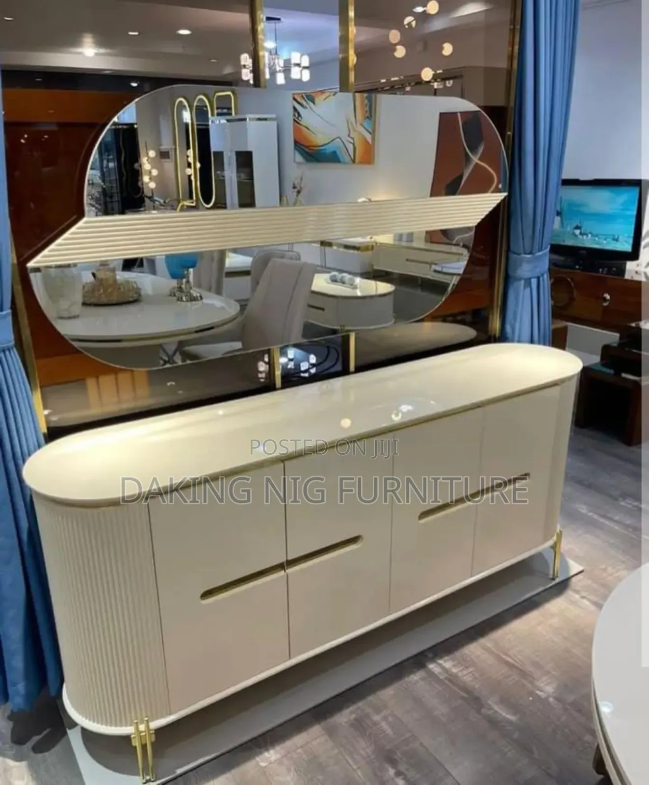 Quality Sideboard With Mirror