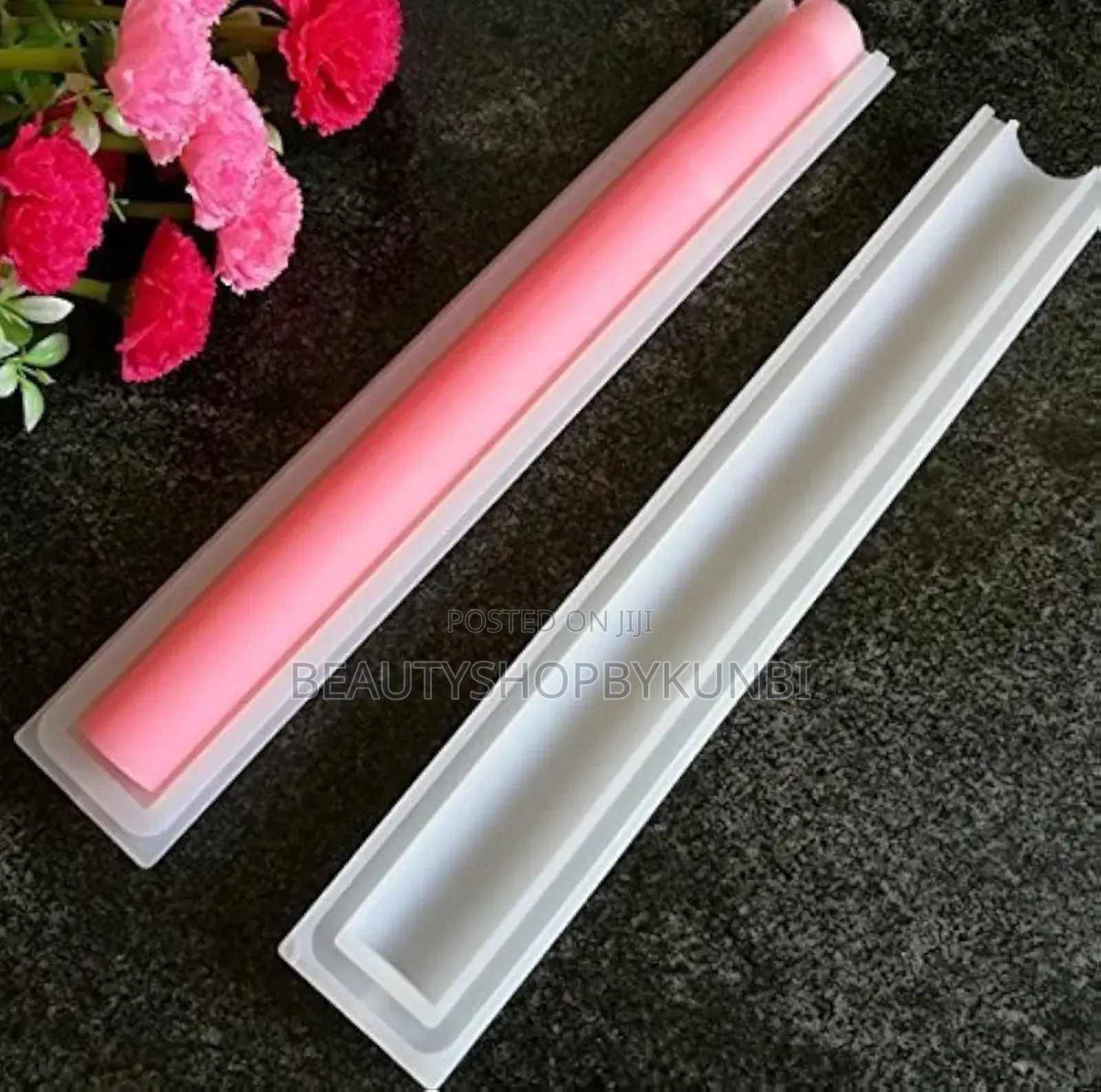 Tube Column Silicone Soap Candle Mold Embed Soap Making