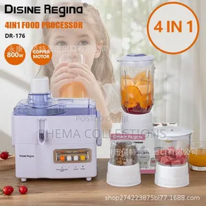 (800W) 4in1 Food Processor - Juicer, Blender, Chopper,