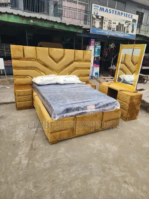 Padded Four and Half by 6 Bed Set.