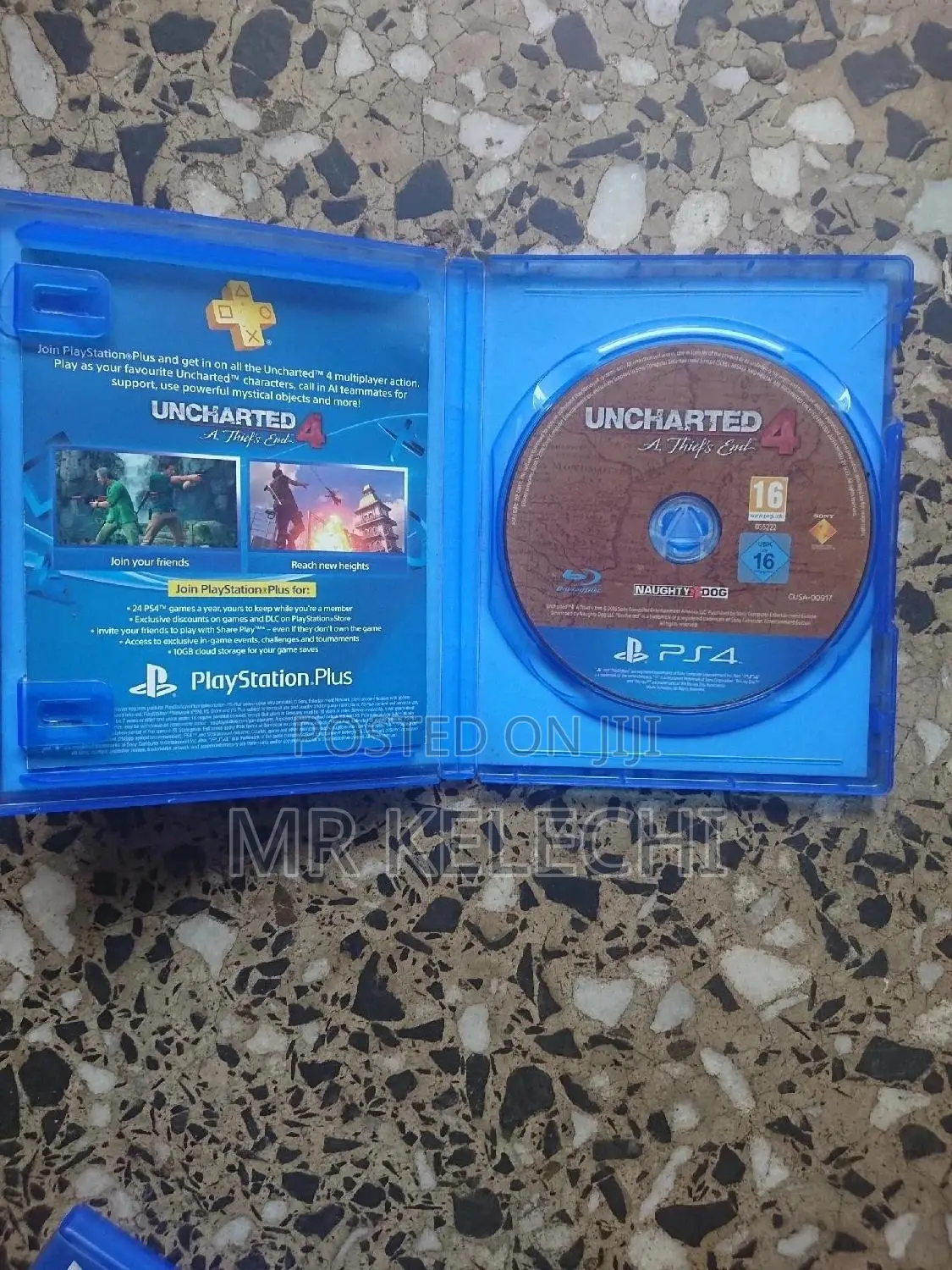Neatly Used Uncharted 4 (A Thiefs End) for Ps4 and Ps5