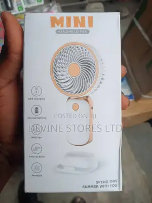 Mini Hand-Held Makeup Fan