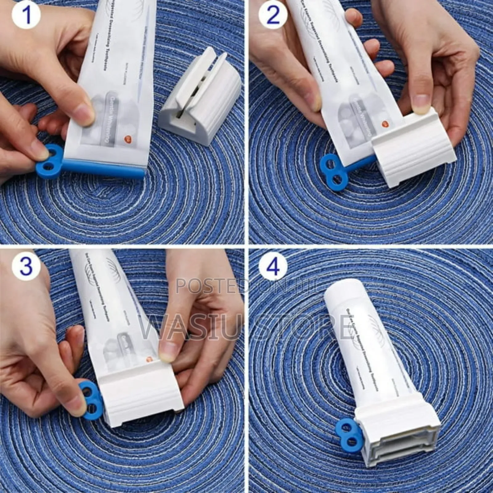 Rolling Tube Toothpaste Squeezer/Holder