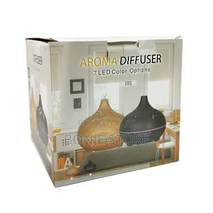 Diffuser Humidifier With 7 LED LIGHT - 500ml + 1 Free Oil