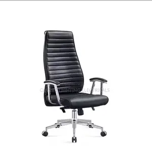 Home Computer Office Chair Lift Rotating Boss Leather Chair