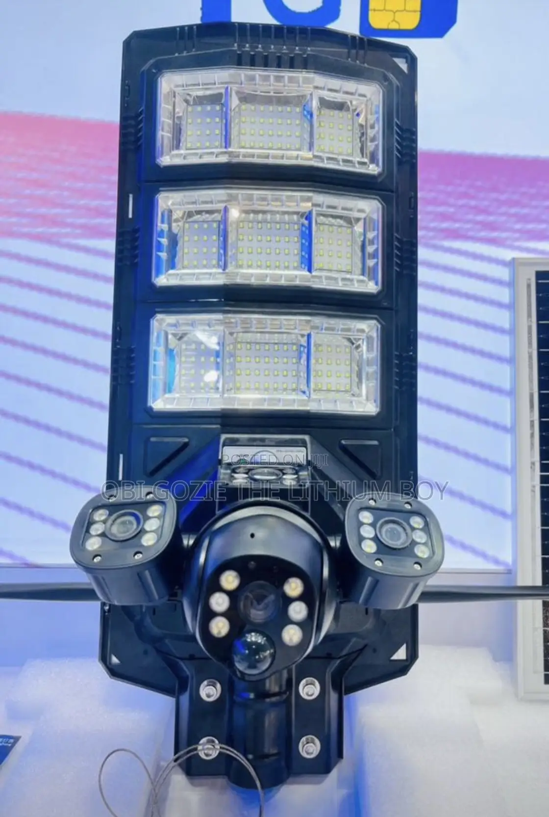 Solar Security Camera Street Light Available. Camera, Light