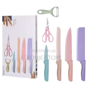 Corrugated Kitchen Knife Set - 6 Pieces