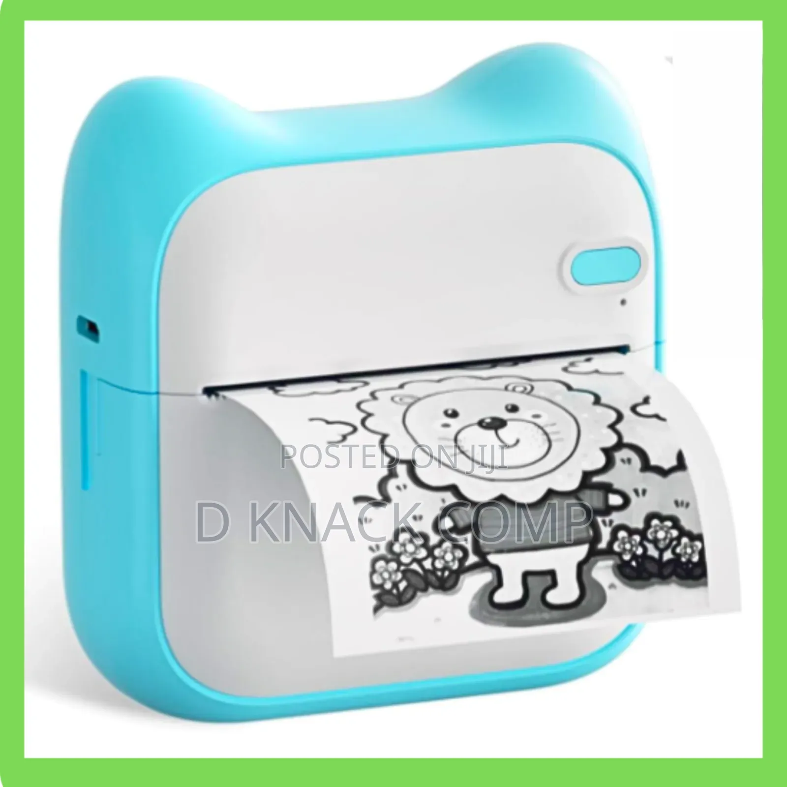 Mini Portable Pocket Photo Thermal Printer 6 Paper Roll