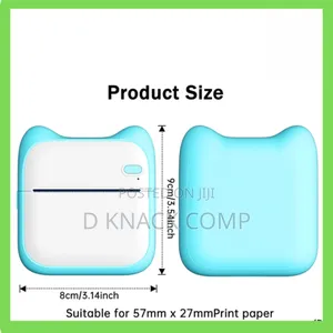 Mini Portable Pocket Photo Thermal Printer 6 Paper Roll