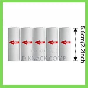 Mini Portable Pocket Photo Thermal Printer 6 Paper Roll