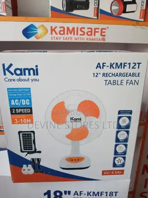 12" Kamisafe Table Top Fan