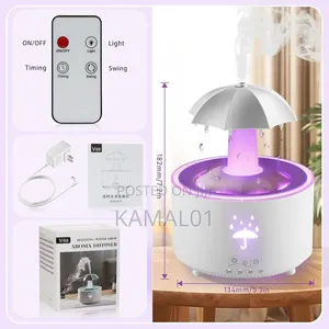 Rotating Umbrella Aromatherapy Diffuser With Led Night Light