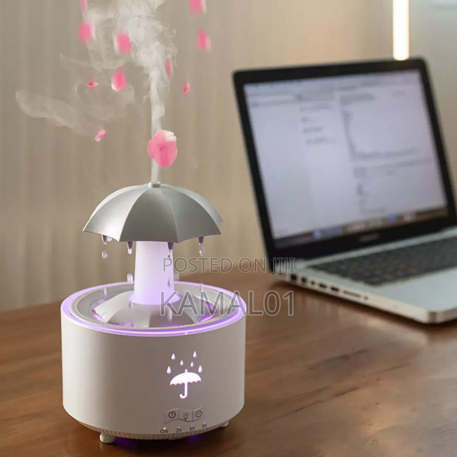 Rotating Umbrella Aromatherapy Diffuser With Led Night Light