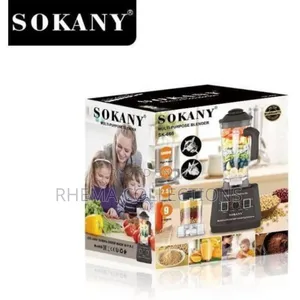 5000W Sokany Multifunctional Double Cup Blender - (2.5 Cup)