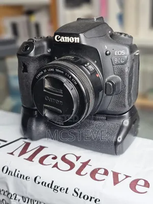Canon EOS 90D Camera With 50MM Lens and Battery Grip