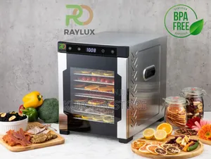 Raylux 10-Trays Professional Stainless Steel Food Dehydrator