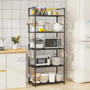 Tier Storage Organizer Rack] 5-tier Plastic Kitchen Storage