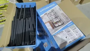Tier Storage Organizer Rack] 5-tier Plastic Kitchen Storage