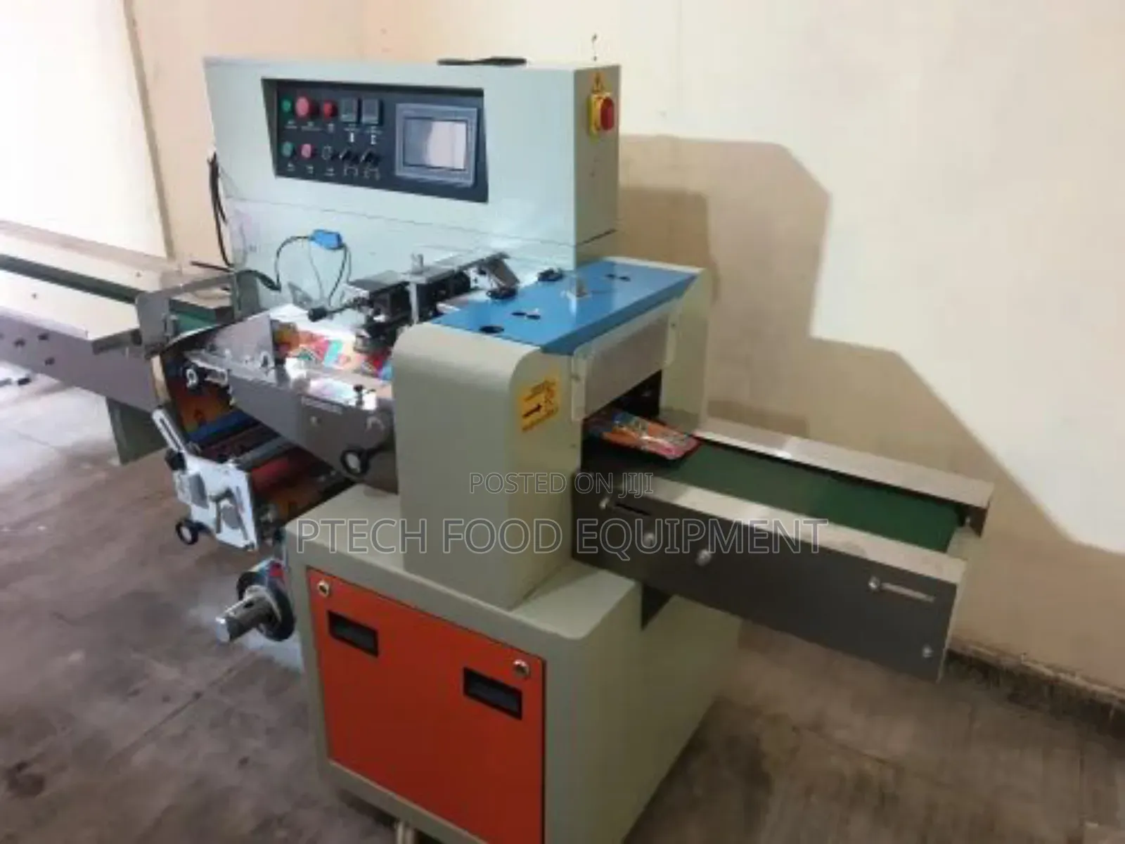Flow Rapping and Sealing Machine