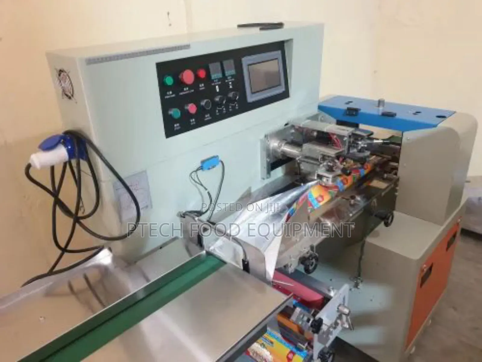 Flow Rapping and Sealing Machine
