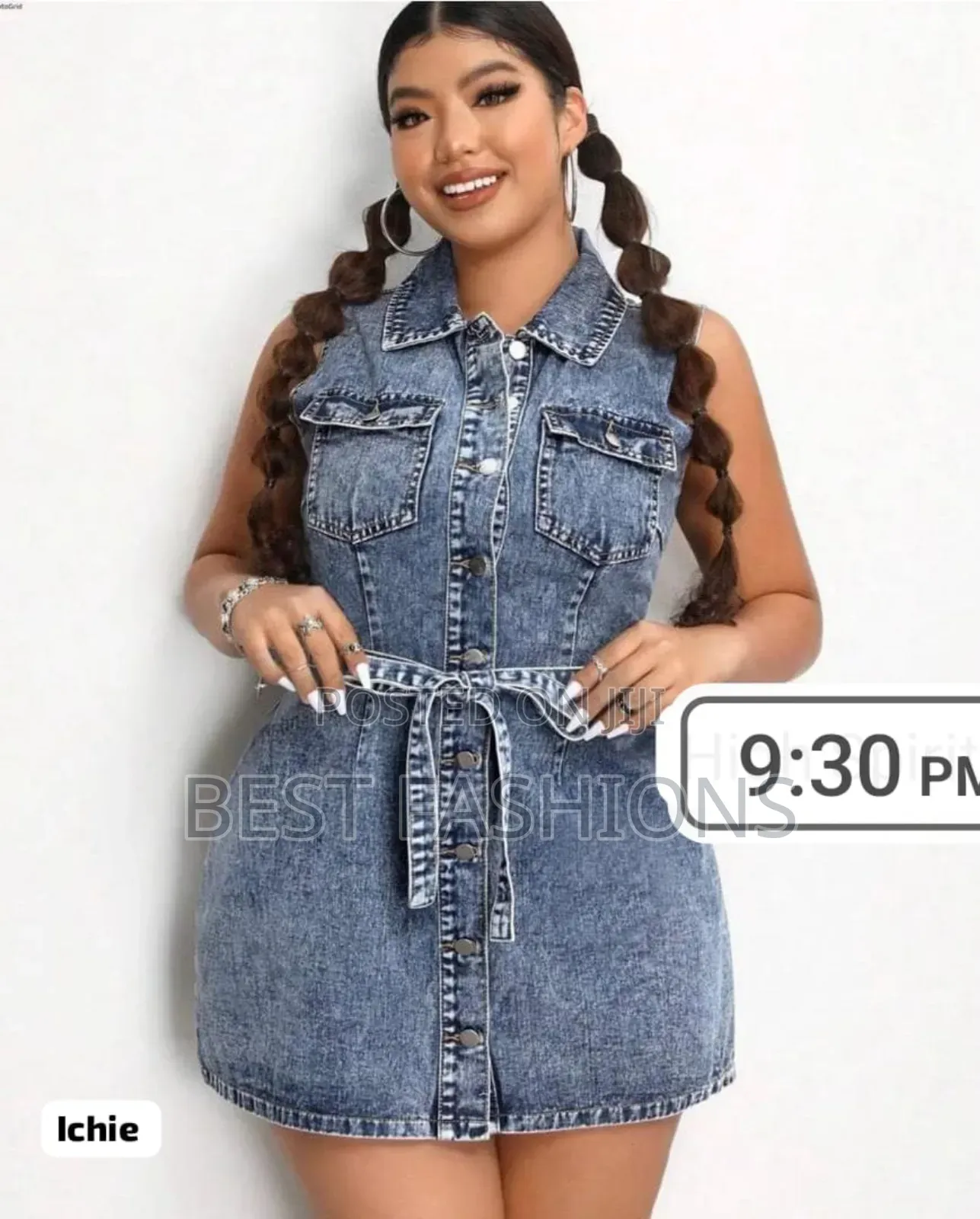 Denim Short Dresses