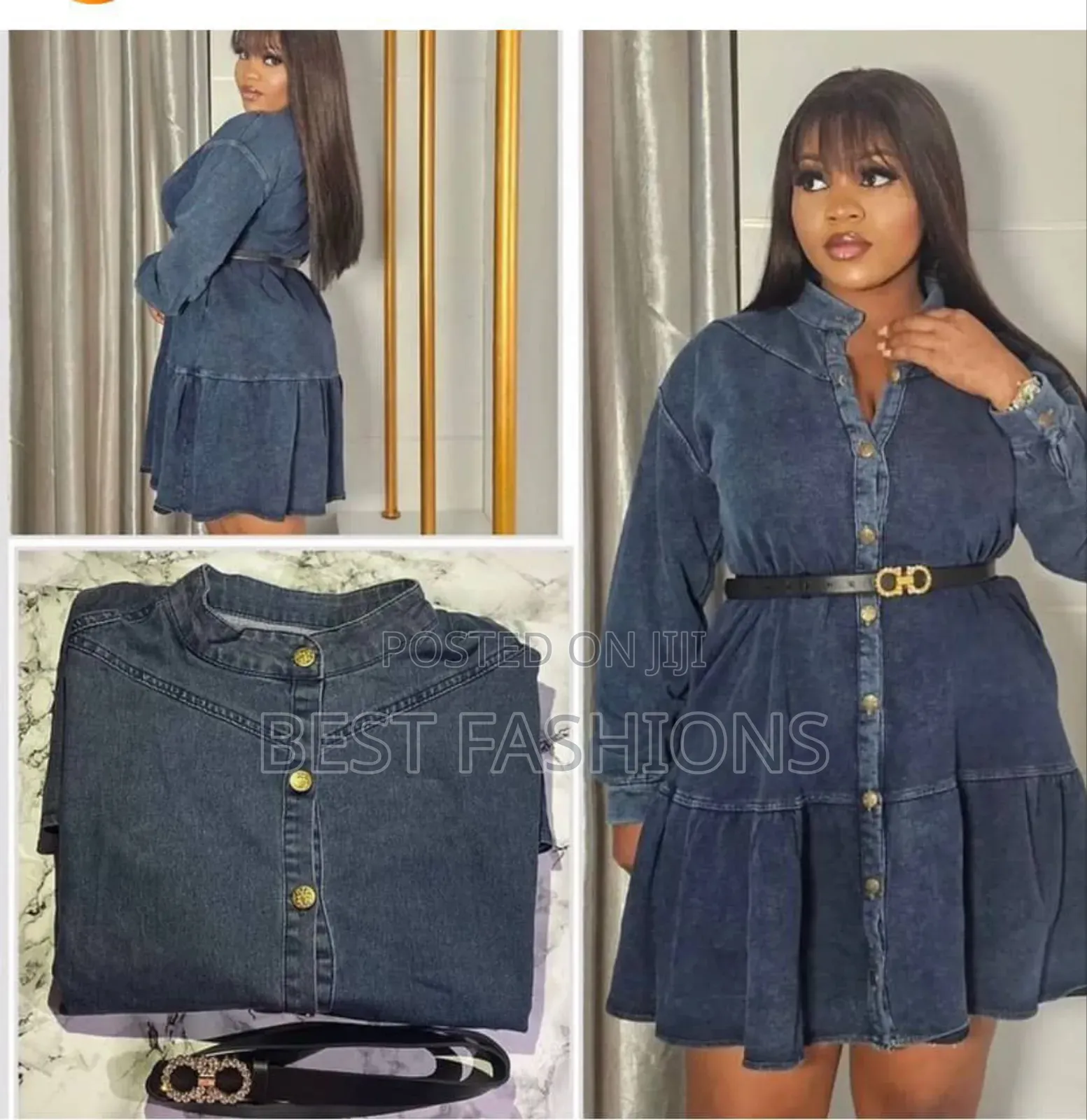 Denim Short Dresses