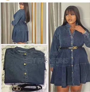 Denim Short Dresses
