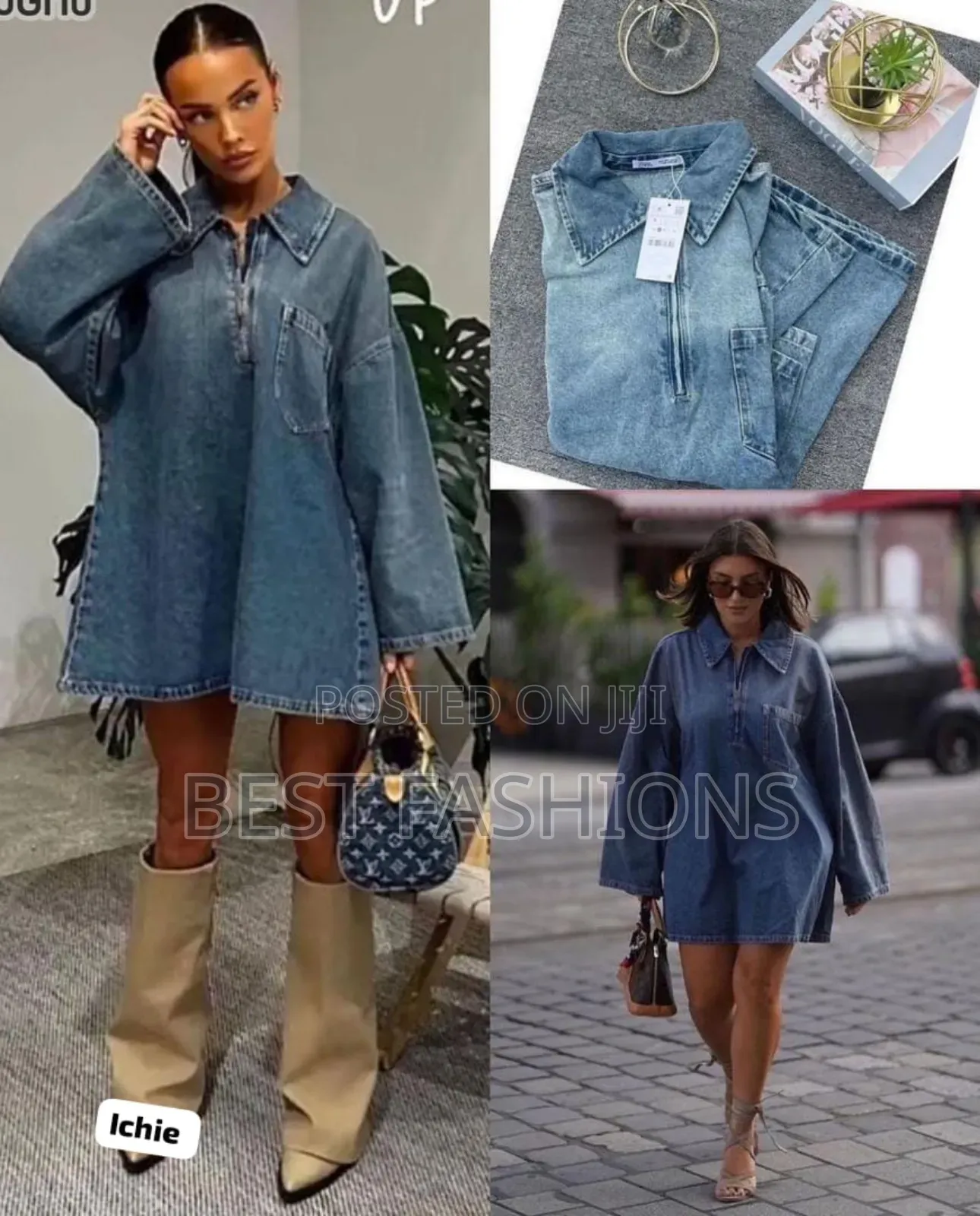 Denim Short Dresses