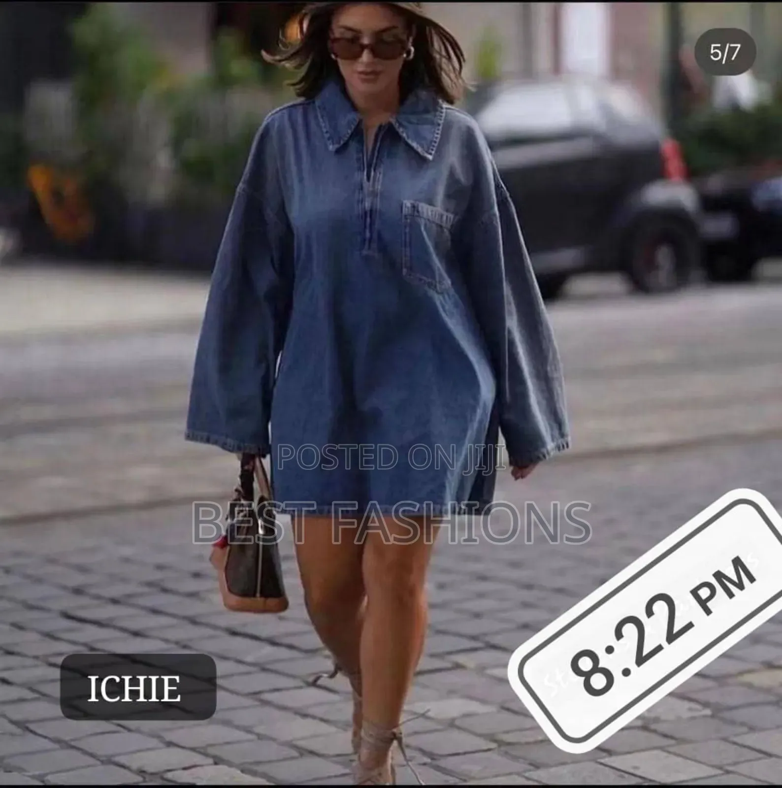 Denim Short Dresses